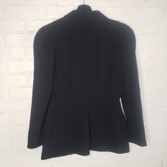 Vintage Thierry Mugler Paris Double Breasted Black Blazer - Picture 6 of 6